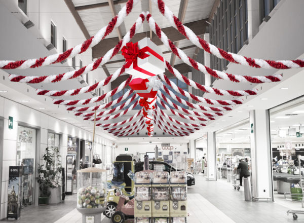 Festone a torciglione e scatole